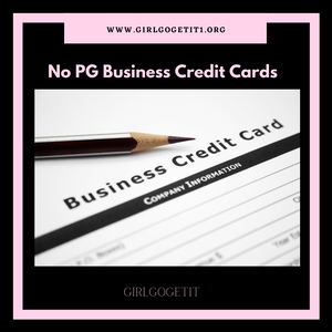 No PG Business Credit Cards EBOOK