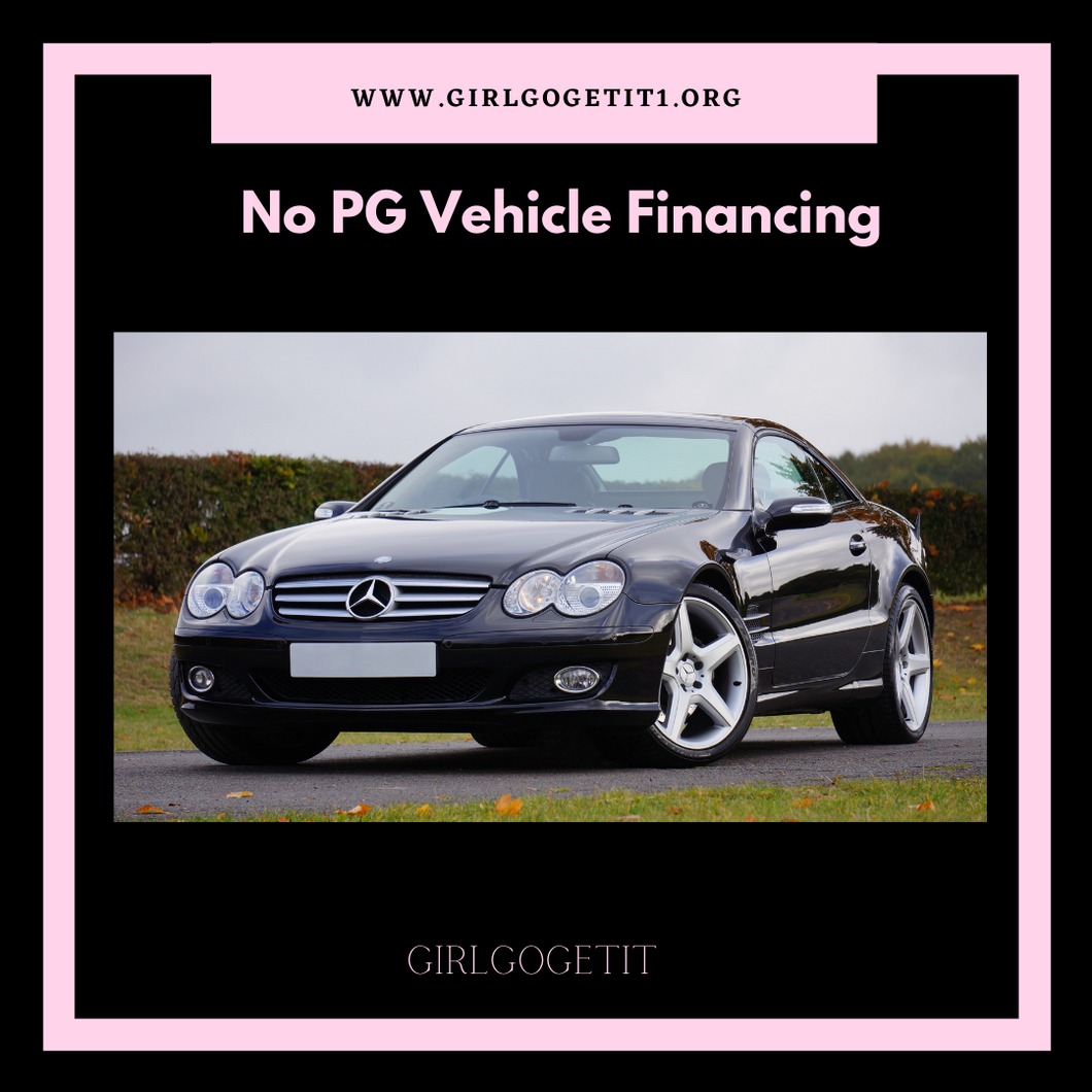 No PG Vehicle financing EBOOK