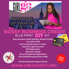 Load image into Gallery viewer, BOSSY BUSINESS CREDIT BLUE PRINT KIT
