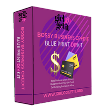Load image into Gallery viewer, BOSSY BUSINESS CREDIT BLUE PRINT KIT
